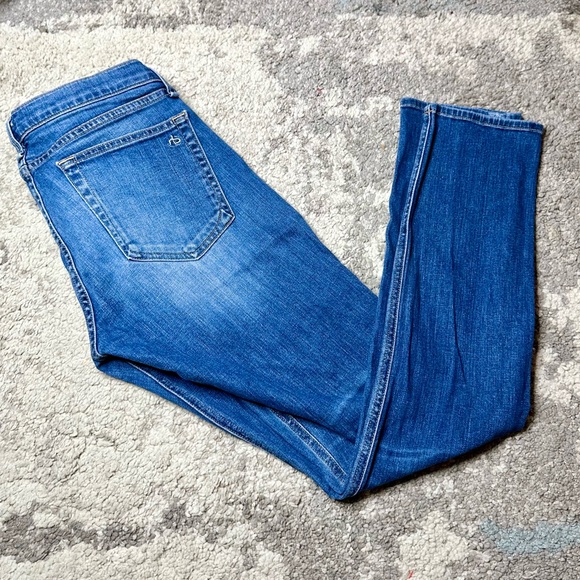 EUC Rag & Bone Dre Low Rise Patchwork Jeans - Picture 12 of 17